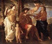Nicolas Poussin Inspiration of the Poet Sweden oil painting reproduction